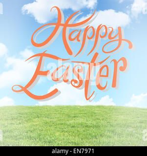 Composite image of happy easter Stock Photo