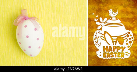Composite image of happy easter graphic Stock Photo