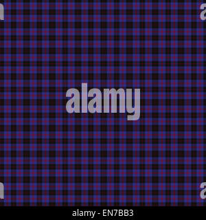 A seamless patterned tile of the clan Horsburgh tartan. Stock Photo