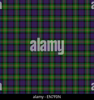 A seamless patterned tile of the clan MacDonell of Glengarry tartan. Stock Photo