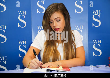 'Geordie Shore' star Holly Hagan signs copies of her autobiography 'Holly Hagan: Not Quite A ...