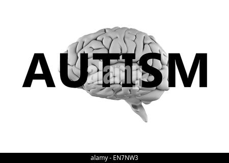 Composite image of autism Stock Photo