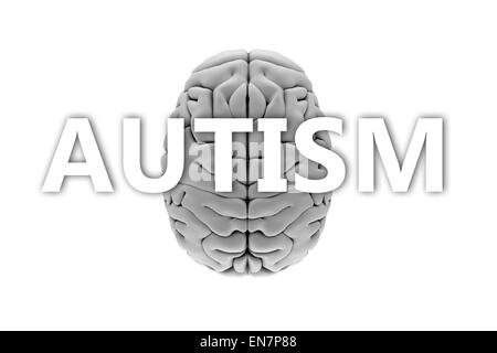 Composite image of autism Stock Photo