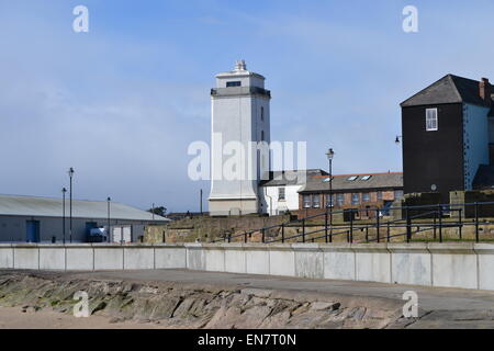 North Shields Low Light, old lighthouse Stock Photo