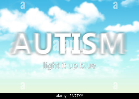 Composite image of autism Stock Photo