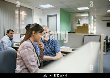 Business executives in office Stock Photo