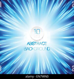 Vector abstract background with glowing rays. EPS 10 Stock Vector