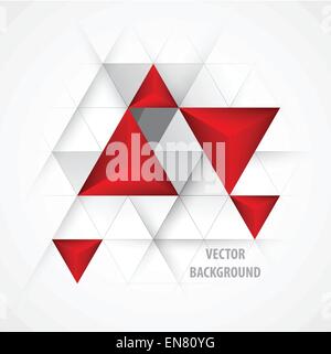 Infographics Abstract background  3d triangle. Vector illustration Stock Vector