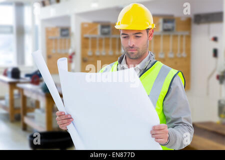 Composite image of casual architect Stock Photo