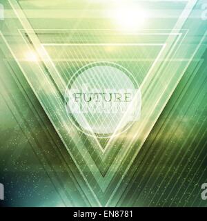 Abstract triangle future vector background  EPS 10 Stock Vector