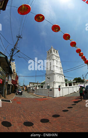 Masjid Kampung Kling Mosque in Malacca, Malaysia Stock Photo