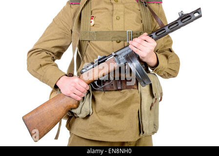 A Russian submachine gun P.P.S.H. 41, calibre 7,62 Tokarev, serial ...