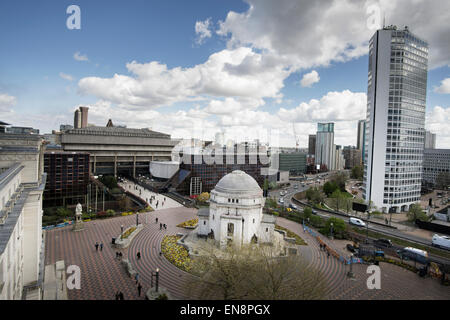 Birmingham city,Centenary Sq, city scape,England, Uk Stock Photo