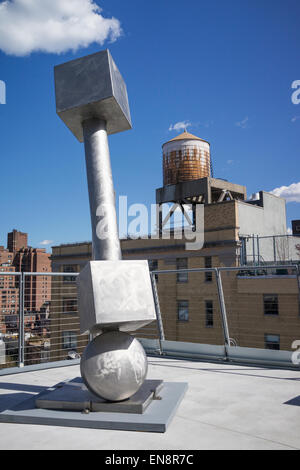 The New Whitney Museum, New York City is situated between the High Line and the Hudson River in Manhattan’s Meatpacking District Stock Photo