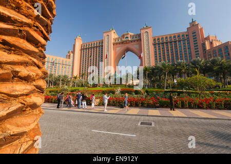 Dubai, the Atlantis hotel resort. Palm Dubai. Stock Photo