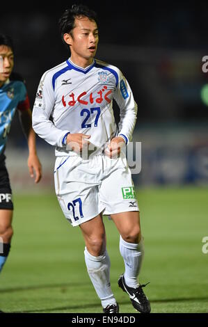 Kanagawa, Japan. 25th Apr, 2015. Shohei Abe (Ventforet) Football/Soccer : 2015 J1 League 1st stage match between Kawasaki Frontale 3-0 Ventforet Kofu at Todoroki Stadium in Kanagawa, Japan . © AFLO/Alamy Live News Stock Photo