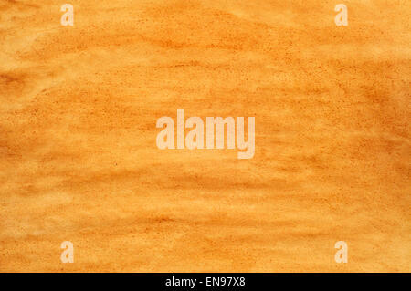 closeup of a yellowish old blank paper Stock Photo