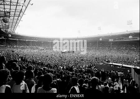 The Rolling Stones European Tour 1982. Wembley Stadium. 26th June 1982. Stock Photo