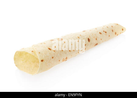 Piadina, italian tortilla empty wrap Stock Photo