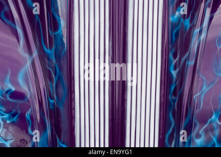 Front grill on a American Customized Hot Rod Stock Photo