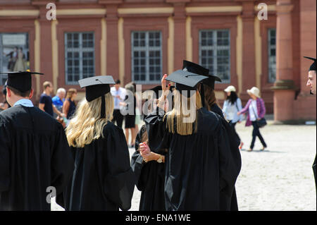 university students, Mannheim, Baden-Wurttemberg, Germany Stock Photo