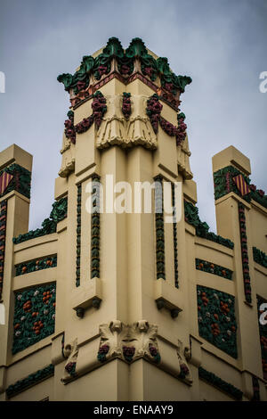 Spanish city of Valencia, Mediterranean architecture Stock Photo