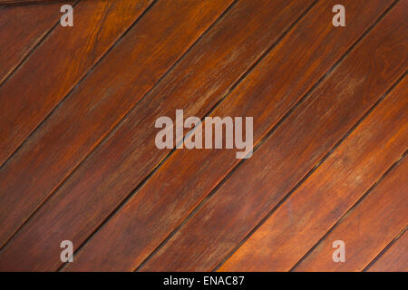 Wood wall or texture with natural pattern, diagonal Stock Photo