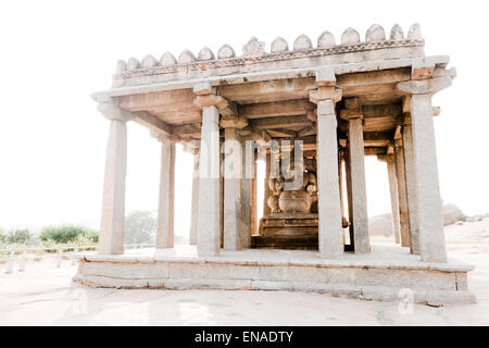 Sasivekalu Ganesha Temple, Hampi. Stock Photo