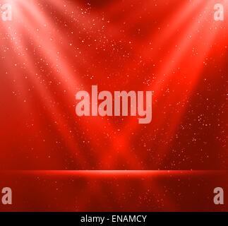 Vector illustration Abstract magic red light background Stock Vector ...