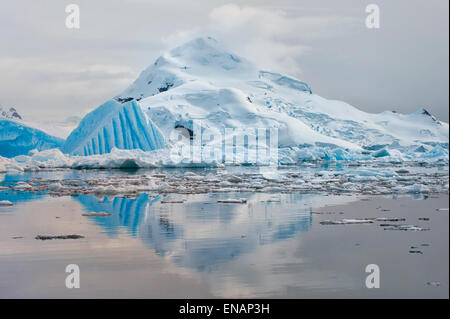 Bahia Paraiso (Paradise Bay), Antarctic Peninsula Stock Photo