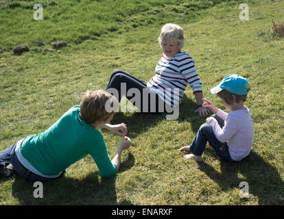 Three generations Stock Photo