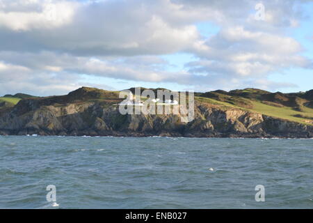 Bull Point Light House North Devon Stock Photo