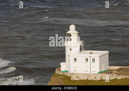 Hartland Point Lighthouse Stock Photo