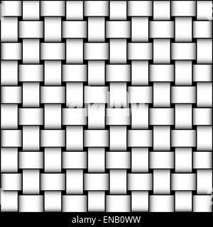 Abstract background - intertwined bands - interwoven - interlacery pattern Stock Vector