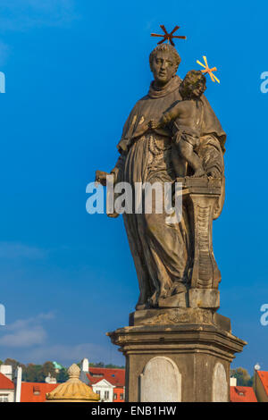 St. Anthony of Padua, Prague, Czech Republic Stock Photo