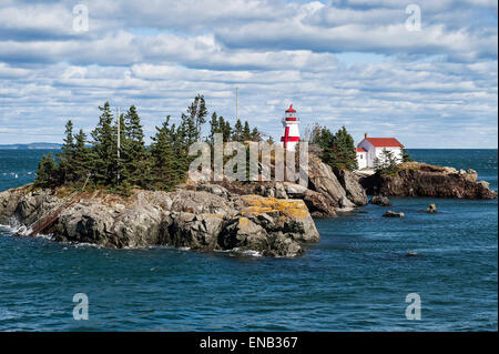 Head Harbour Light, Campobello Island, New Brunswick, Canada Stock Photo