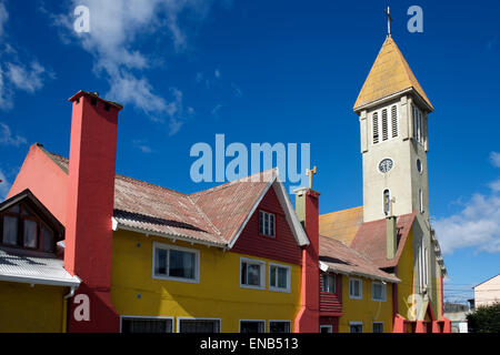 Lady of Mercy Church Ushuaia Southernmost Church in the World Tierra del Fuego Argentina Stock Photo