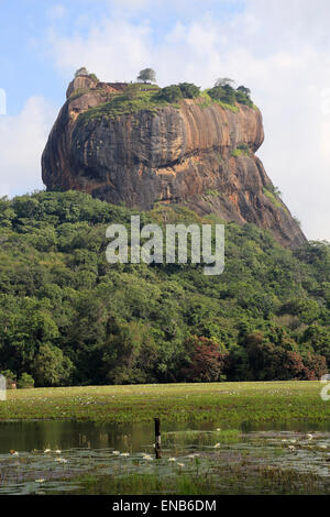 Sigiriya Rock ancient palace, Matale District, Central Province, Sri Lanka, Asia Stock Photo