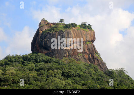 Sigiriya Rock ancient palace, Matale District, Central Province, Sri Lanka, Asia Stock Photo