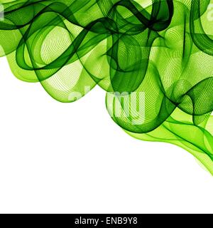 Vector Abstract smoky waves  background. Template brochure design Stock Vector