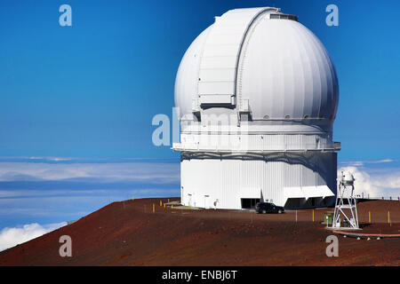 Optical telescope at Mauna Kea Observatory Stock Photo