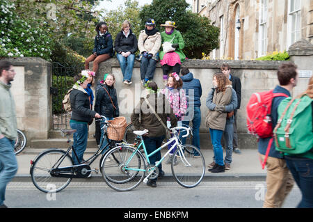 Oxford, Oxfordshire, UK. 1st May, 2015. Celebration of May Morning in Oxford, England Credit:  Stanislav Halcin/Alamy Live News Stock Photo