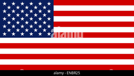 National flag of the United States of America. Stock Photo