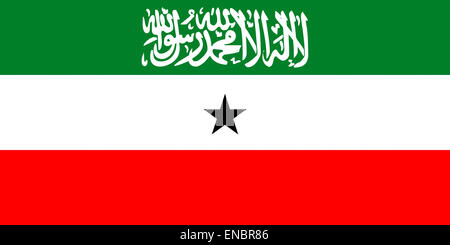 Flag of the Republic of Somaliland. Stock Photo