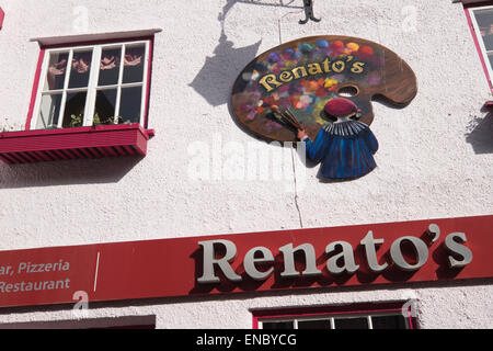 Restaurants in Bristol's King Street Stock Photo