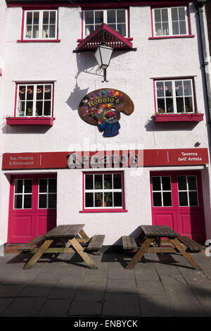 Restaurants in Bristol's King Street Stock Photo