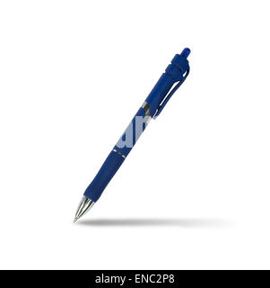Plastic ballpoint pen isolated on white background Stock Photo - Alamy