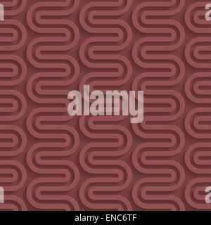 Marsala color perforated paper. Seamless (tileable) 3d background.  Editable vector EPS10. See similar patterns in my portfolio. Stock Vector