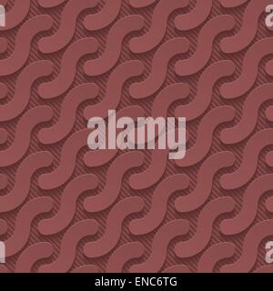 Marsala color perforated paper. Seamless (tileable) 3d background.  Editable vector EPS10. See similar patterns in my portfolio. Stock Vector