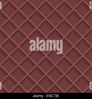 Marsala color perforated paper. Seamless (tileable) 3d background.  Editable vector EPS10. See similar patterns in my portfolio. Stock Vector